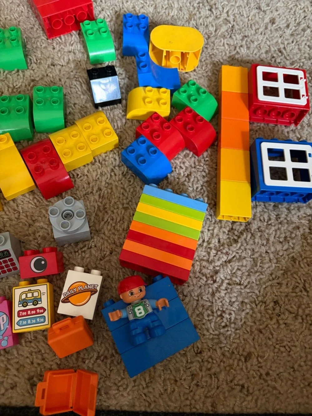 Lego Duplo colorful Building Block’s Specialty Pieces Mixed lot